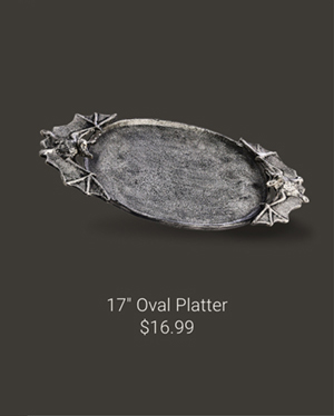 17" Oval Platter