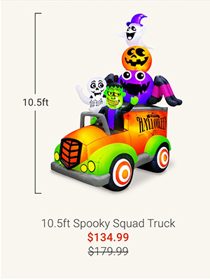 10.5ft Spooky Squad Truck