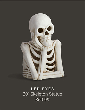 20" Skeleton Statue