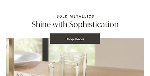 Bolf Metallics: Shine with Sophistication - Shop Decor