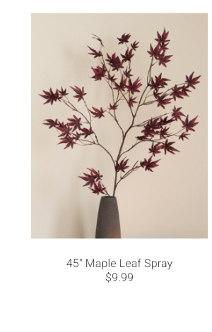 45" Maple Leaf Spray