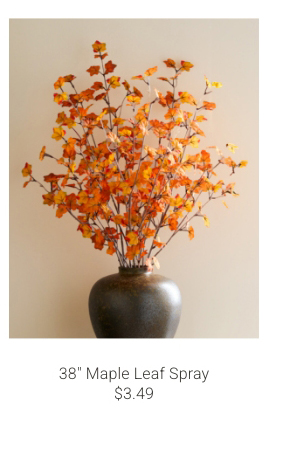 38" Mable Leaf Spray
