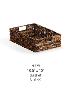18.5" x 13" Basket