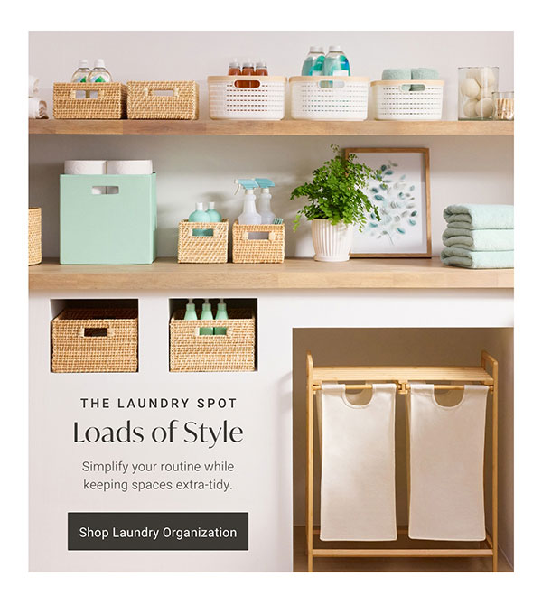 The Laundry Spot: Loads of Style - Shop Laundry Organization