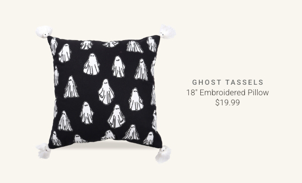 18" Embroidered Pillow