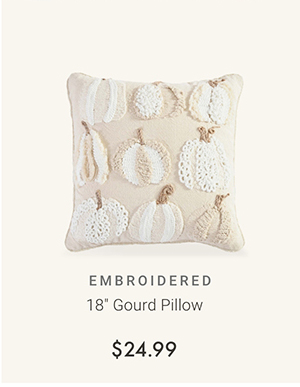 18" Gourd Pillow
