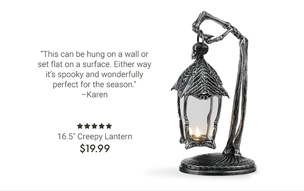 16.5" Creepy Lantern