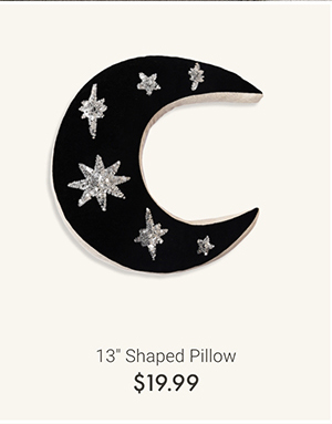 13" Shaped Pillow