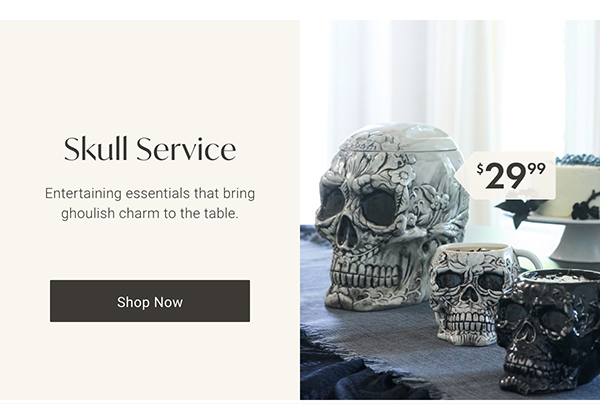 Skull Service | Shop Now >