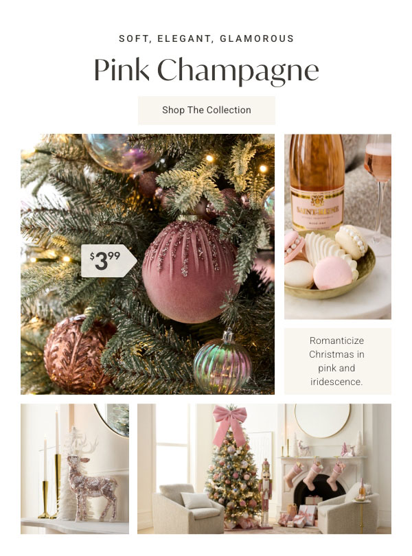 Soft, Elegant, Glamorous: Pink Champagne - Shop The Collection