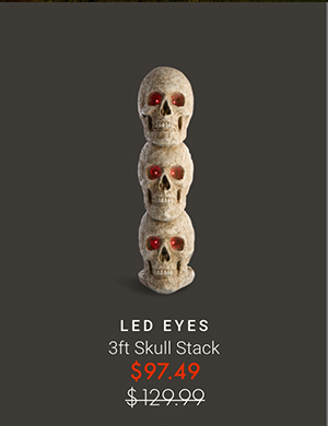 3ft Skull Stack