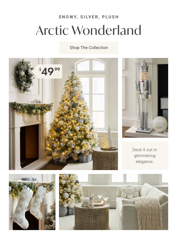 Snowy, Siver, Plush: Arctic Wonderland - Shop The Collection