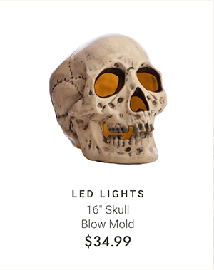 16" Skull Blow Mold
