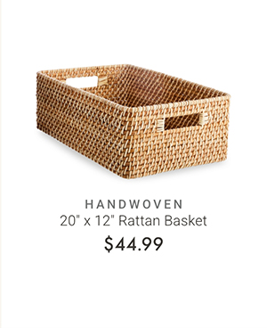 20" x 12" Rattan Basket