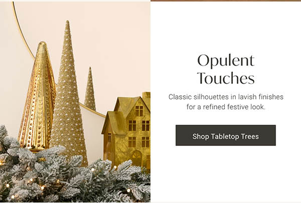 Opulent Touches | Shop Tabletop Trees >