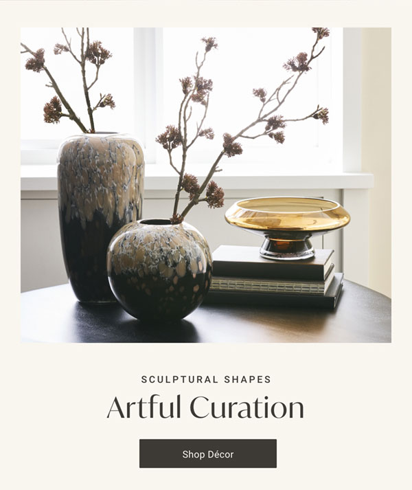 Sculptural Shapes: Artful Curation - Shop Decor