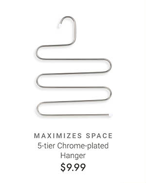5-tier Chrome-plated Hanger