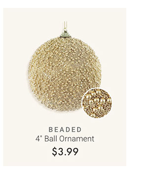 4" Ball Ornament