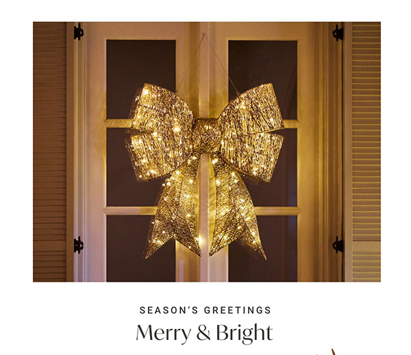 Seasons's Greetings Merry & Bright