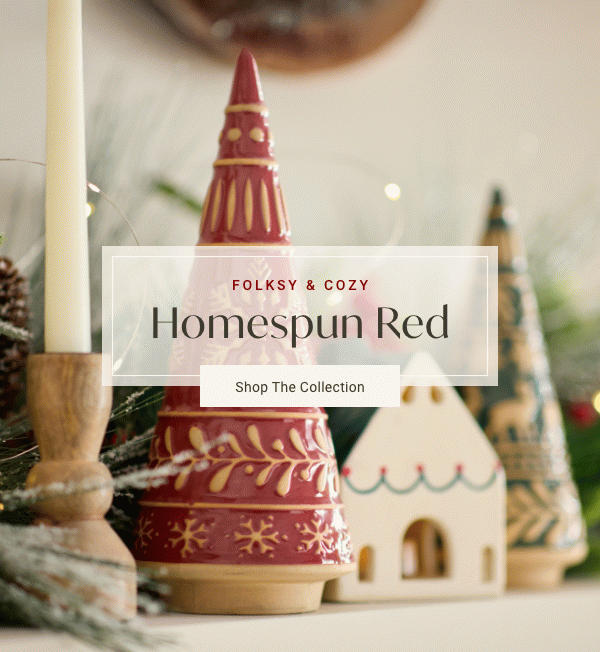 Homespun Red | Shop the Collection >