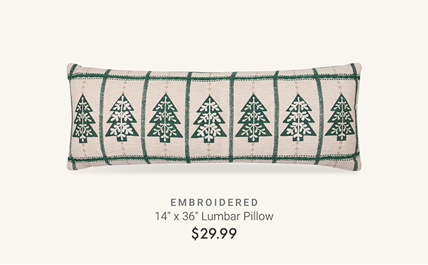 14" x 36" Lumbar Pillow