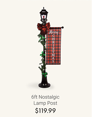6ft Nostalgic Lamp Post