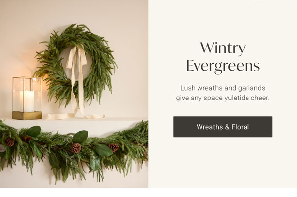 Wintry Evergreens - Wreaths & Floral