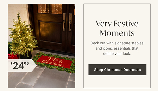 Very Festive Moments | Shop Christmas Doormats >