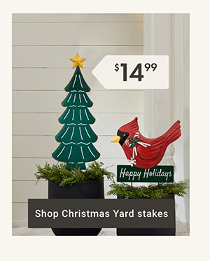 Shop Christmas Yard Stakes >