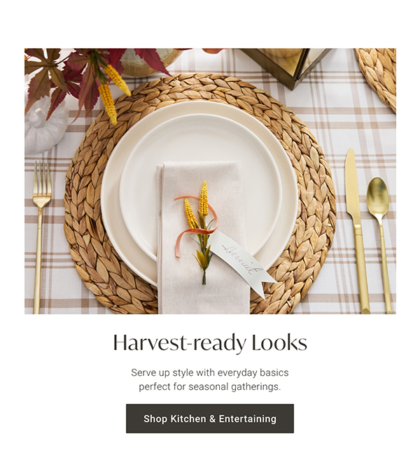 Harvest=ready Looks | Shop Kitchen & Entertaining >