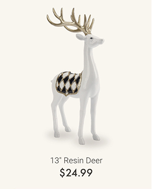 13" Resin Deer