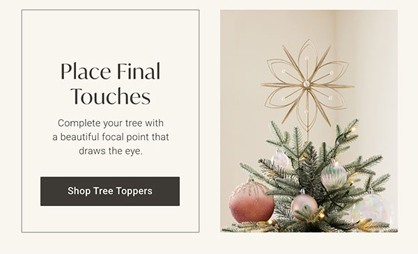 Place Final Touches - Shop Tree Toppers