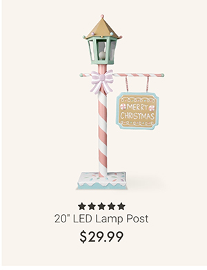 20" LED Lamp Post