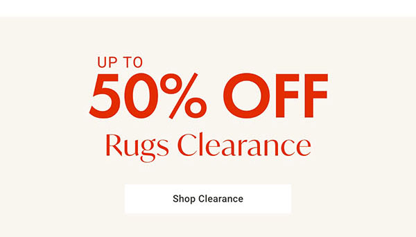Up to 50% Off Rugs Clearance - Shop Now