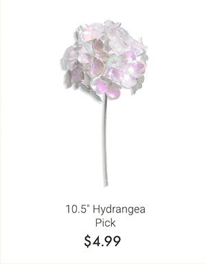 10.5" Hydrangea Pick