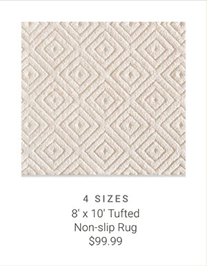 8' x 10' Tufted Non-slip Rug