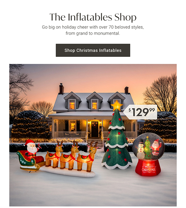 Shop Christmas Inflatables >