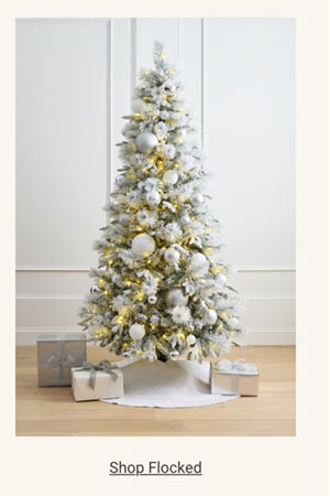 Shop Flocked Trees