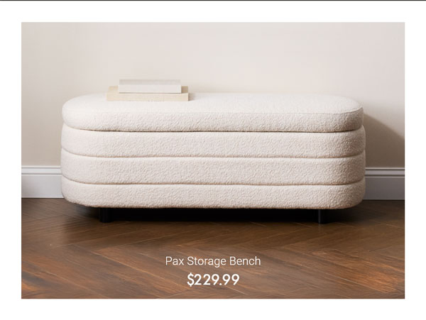 Pax Storage Bench