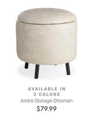 Andre Storage Ottoman