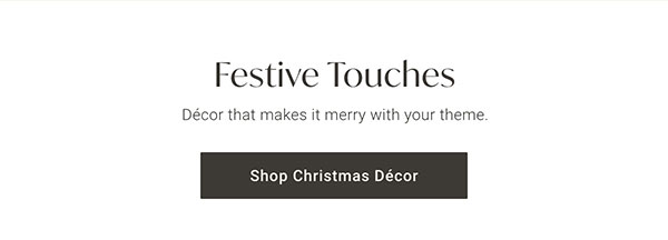 Festive Touches: Shop Christmas Decor