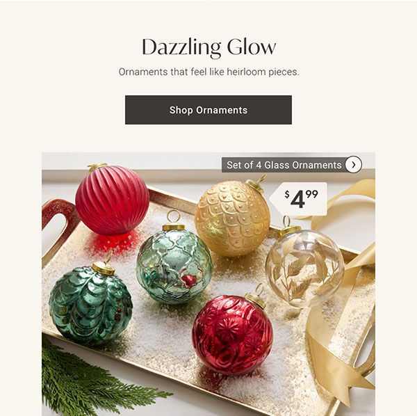 Dazzling Glow: Shop Ornaments