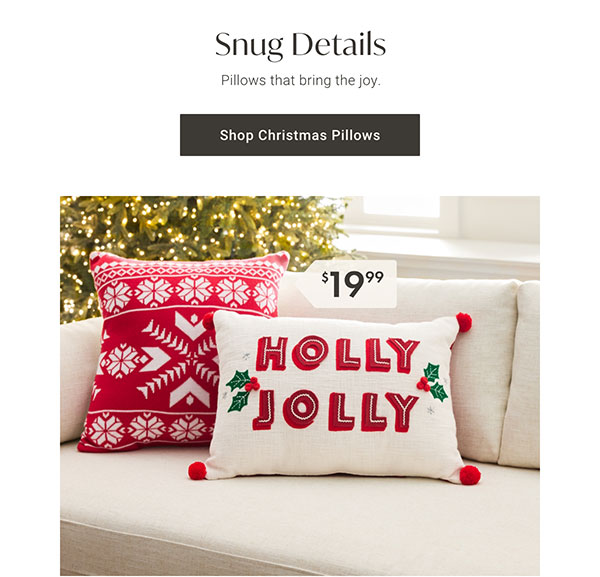 Snug Details: Shop Christmas Pillows