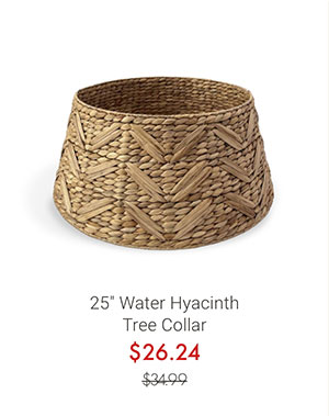 25" Water Hyacinth Tree Collar