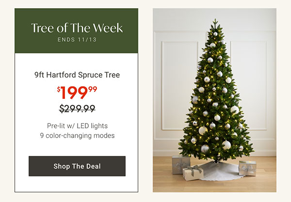 Tree of The Week - 9ft Hartford Spruce Tree - Shop The Deal