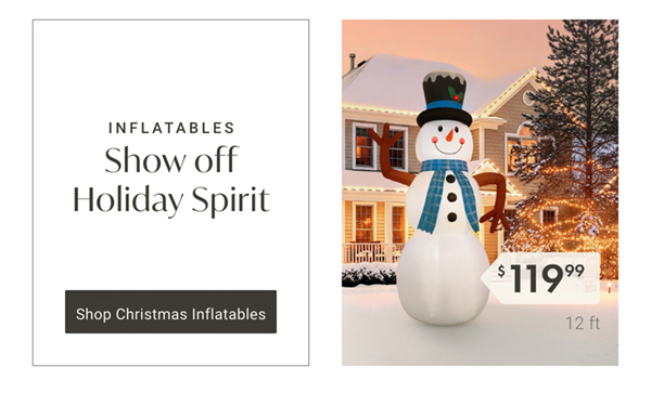 Show off Holiday Spirit | Shop Christmas Inflatables >