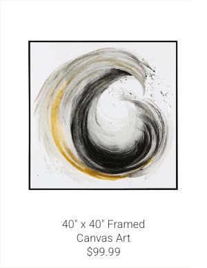 40" x 40" Framed Canvas Art