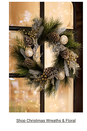 Shop Christmas Wreaths & Floral >