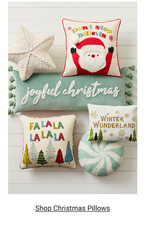 Shop Christmas Pillows >