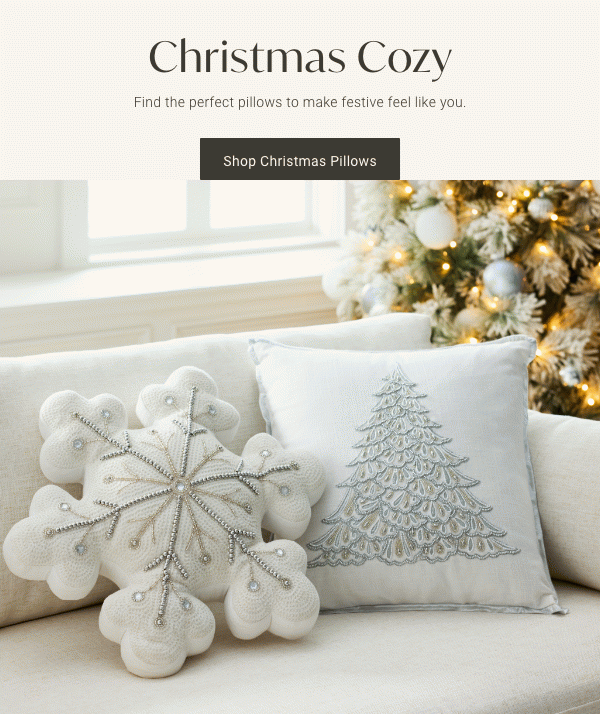 Christmas Cozy: Find the perfect pillows to make festive feel like you. Shop Christmas Pillows